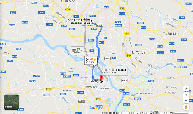 san bay noi bai cach ha noi bao nhieu km1